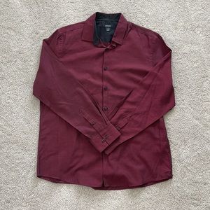 Brand new red men’s Alfani button down shirt